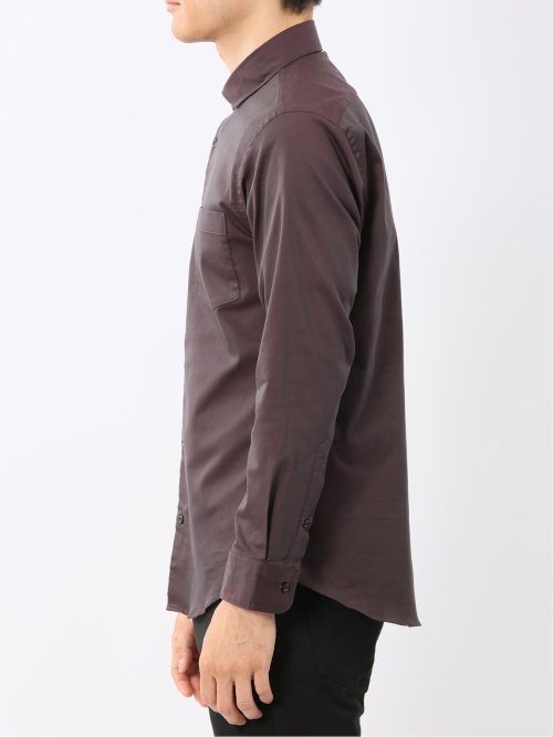 ストレッチ ソラーロ ワイドカラー長袖シャツ