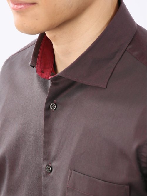 ストレッチ ソラーロ ワイドカラー長袖シャツ