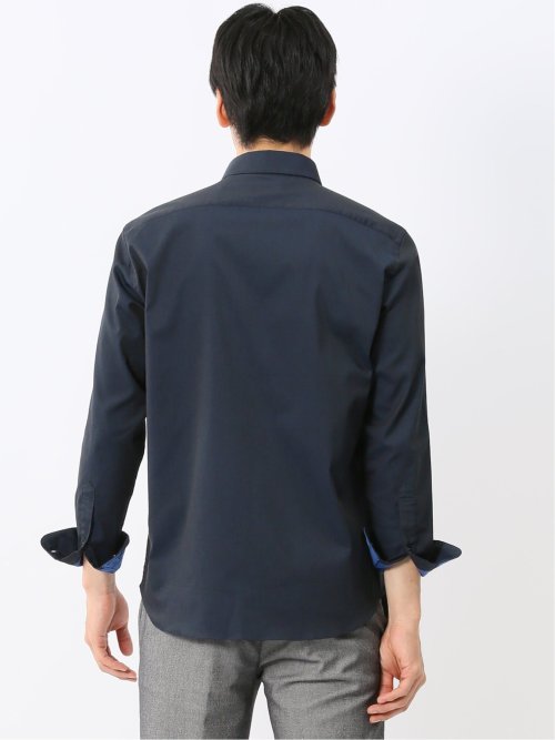 ストレッチ ソラーロ ワイドカラー長袖シャツ