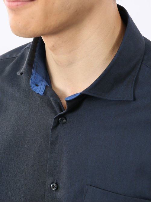 ストレッチ ソラーロ ワイドカラー長袖シャツ