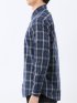 ストレッチ 綿チェック ボタンダウン長袖シャツ