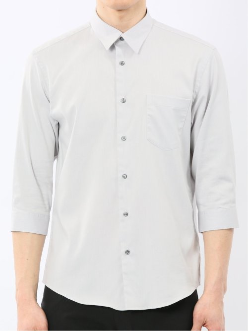 ストレッチ ソラーロ レギュラーカラー 7分袖 シャツ