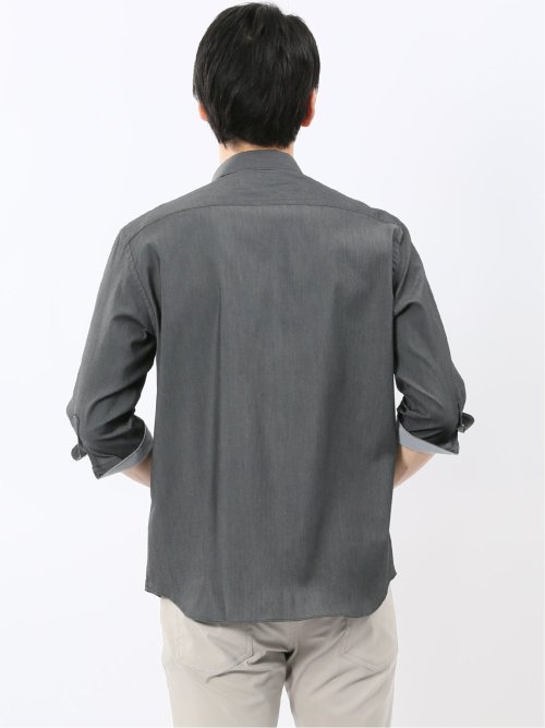 ストレッチ ソラーロ レギュラーカラー 7分袖 シャツ