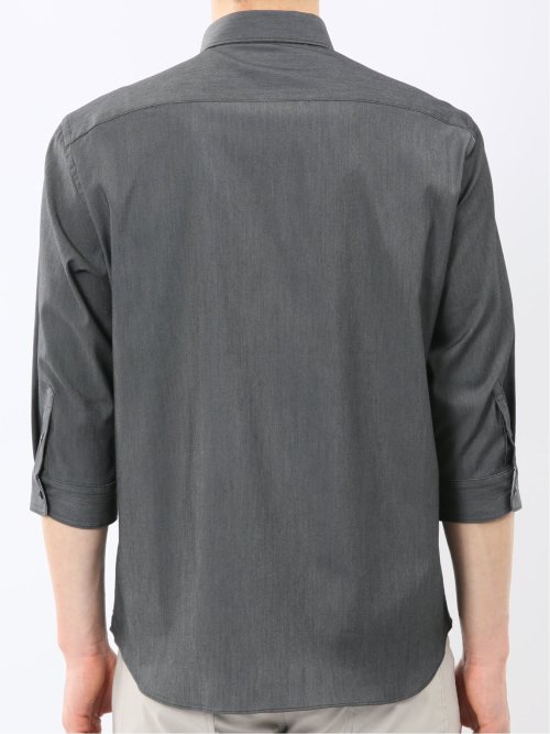 ストレッチ ソラーロ レギュラーカラー 7分袖 シャツ