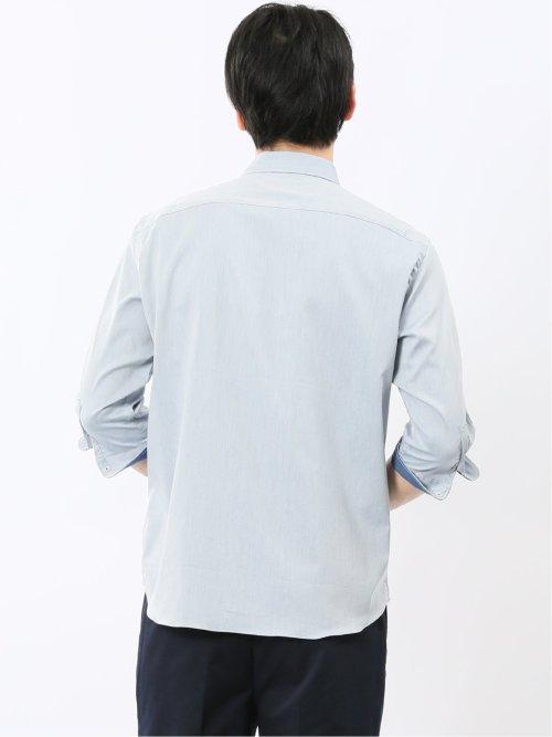 ストレッチ ソラーロ レギュラーカラー 7分袖 シャツ