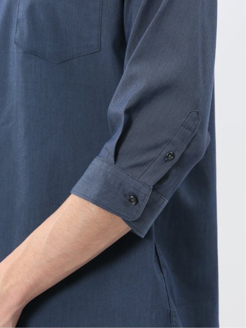 ストレッチ ソラーロ レギュラーカラー 7分袖 シャツ