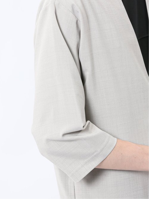 カウラ/Kaule リネンライク 7分袖カーディガン