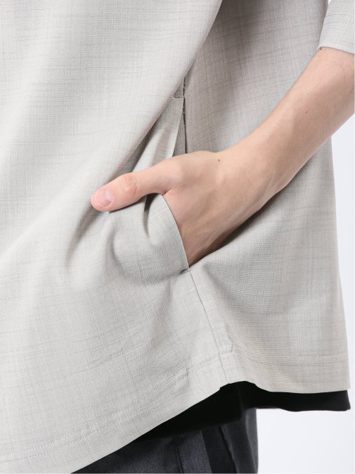 カウラ/Kaule リネンライク 7分袖カーディガン