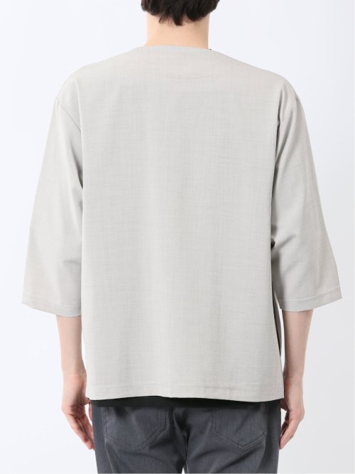 カウラ/Kaule リネンライク 7分袖カーディガン