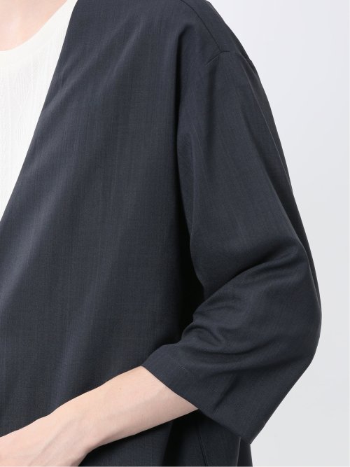 カウラ/Kaule リネンライク 7分袖カーディガン