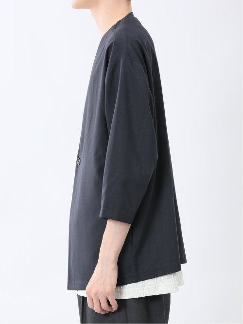 カウラ/Kaule リネンライク 7分袖カーディガン