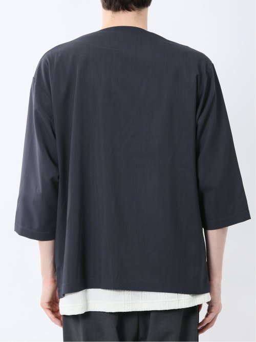 カウラ/Kaule リネンライク 7分袖カーディガン