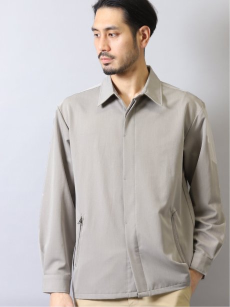 ストレッチツイル 長袖シャツアウター
