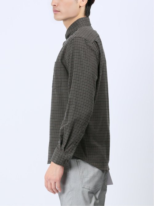 ストレッチ+ウォーム ボタンダウン長袖シャツ