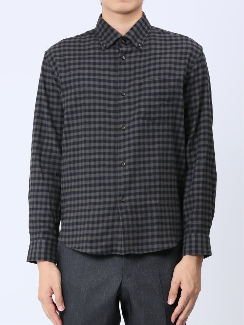 ストレッチ+ウォーム ボタンダウン長袖シャツ