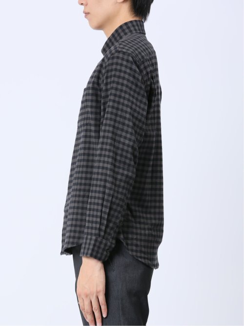 ストレッチ+ウォーム ボタンダウン長袖シャツ