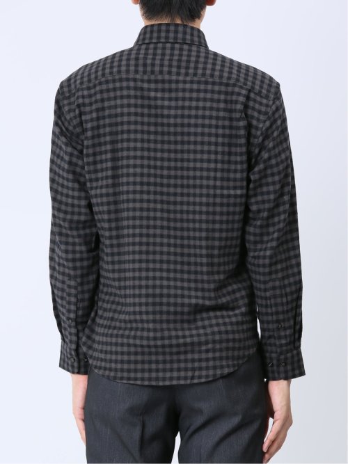 ストレッチ+ウォーム ボタンダウン長袖シャツ