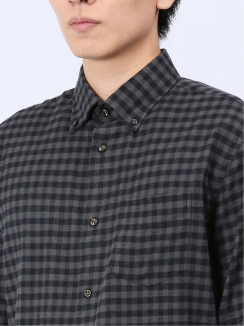 ストレッチ+ウォーム ボタンダウン長袖シャツ