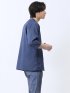 からみ織り ボタンレス 7分袖カーディガン