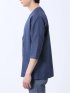 からみ織り ボタンレス 7分袖カーディガン