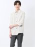 TechLinen レギュラーカラー 7分袖シャツ