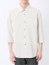 TechLinen レギュラーカラー 7分袖シャツ