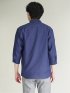 TechLinen スタンドカラー 7分袖シャツ