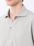 TechLinen プルオーバー 七分袖シャツ ベージュ メンズ