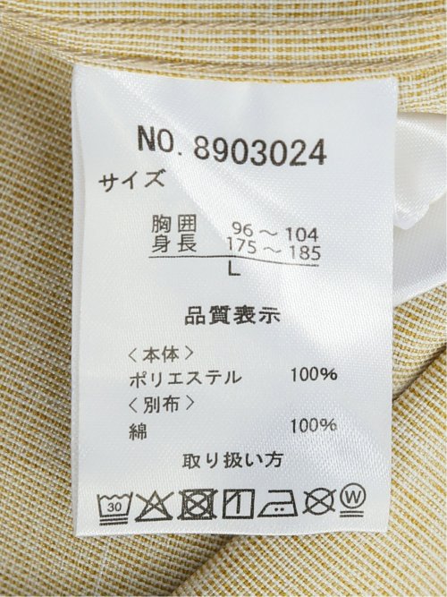 TechLinen ボタンダウン 7分袖シャツ