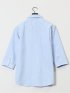 TechLinen ボタンダウン 7分袖シャツ