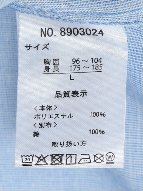 TechLinen ボタンダウン 7分袖シャツ