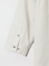 TechLinen バンドカラー 7分袖シャツ
