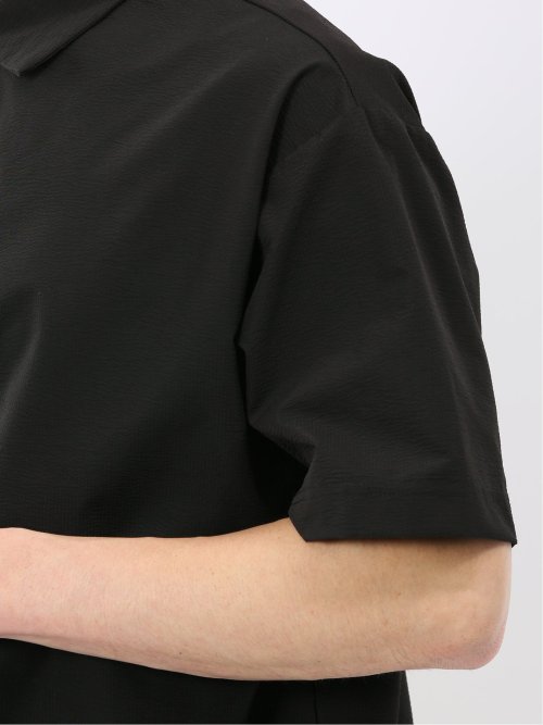 軽量 ドライ サッカー 半袖 プルオーバー シャツ(セットアップ可能)