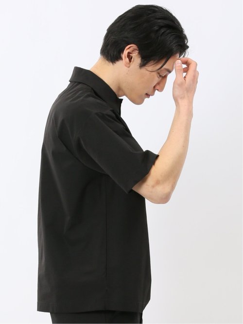 軽量 ドライ サッカー 半袖 プルオーバー シャツ(セットアップ可能)