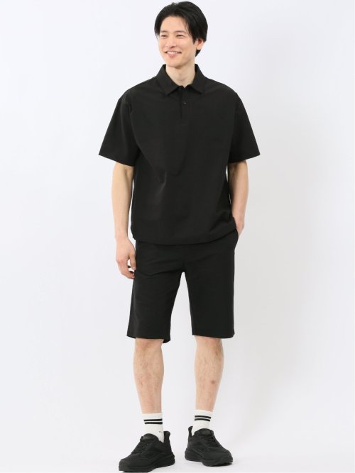 軽量 ドライ サッカー 半袖 プルオーバー シャツ(セットアップ可能)