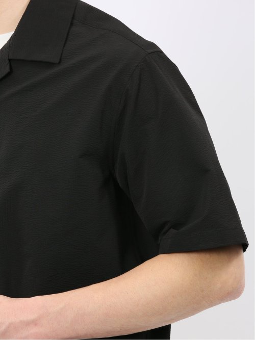 軽量 ドライ サッカー オープンカラー 半袖 シャツ(セットアップ可能)