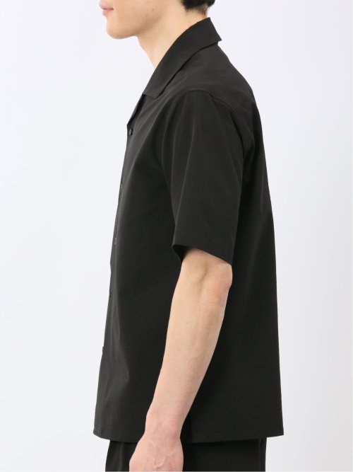 軽量 ドライ サッカー オープンカラー 半袖 シャツ(セットアップ可能)