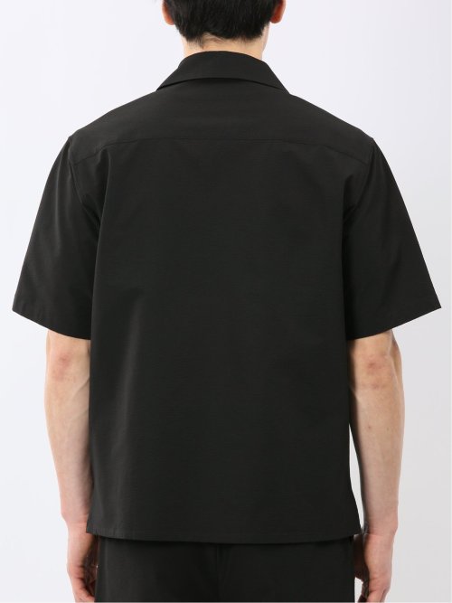 軽量 ドライ サッカー オープンカラー 半袖 シャツ(セットアップ可能)