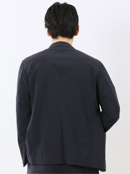 軽量 ストレッチ ナイロン混 2ボタン ジャケット(セットアップ可能)