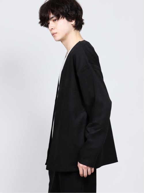 カルゼ起毛 シャツカーディガン(セットアップ可能)