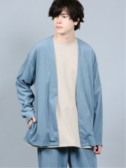 カルゼ起毛 シャツカーディガン(セットアップ可能)