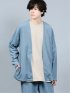 カルゼ起毛 シャツカーディガン(セットアップ可能)