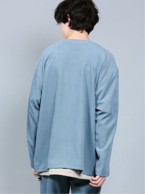 カルゼ起毛 シャツカーディガン(セットアップ可能)