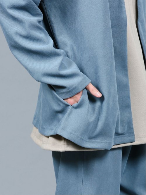 カルゼ起毛 シャツカーディガン(セットアップ可能)