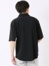 接触冷感 ストレッチ イージーケア ジャガード レギュラーカラー 半袖 シャツ
