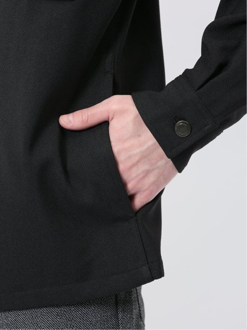 ストレッチヘリンボン シャツアウター