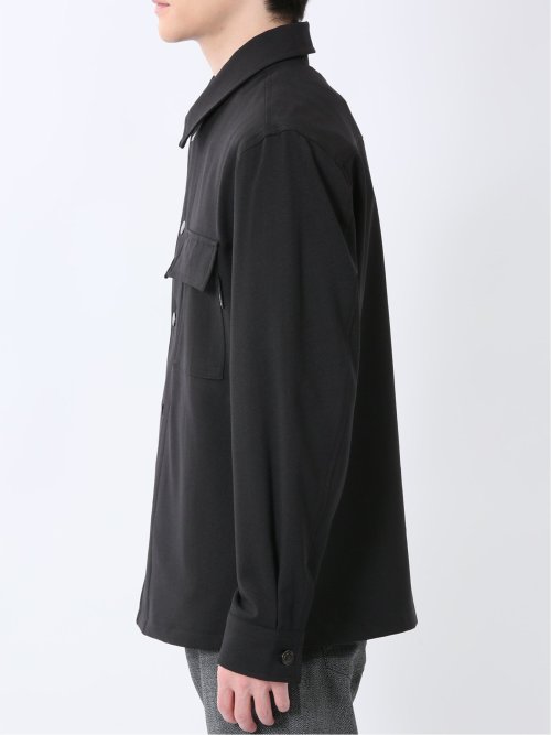 ストレッチヘリンボン シャツアウター