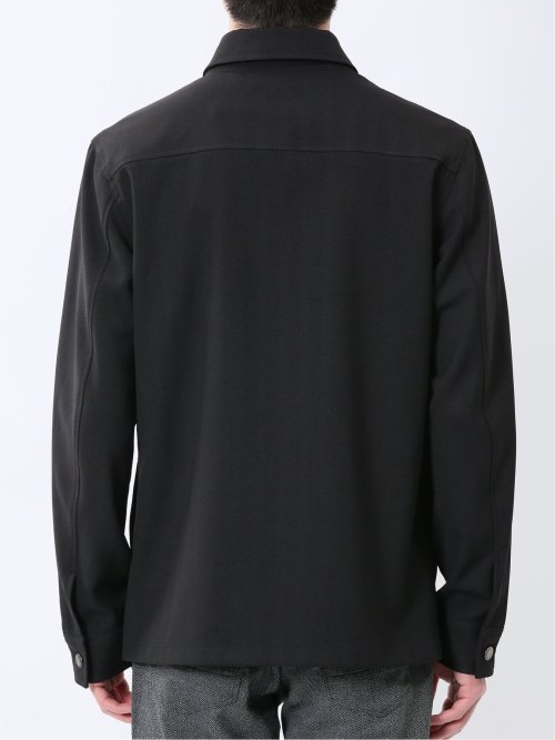 ストレッチヘリンボン シャツアウター