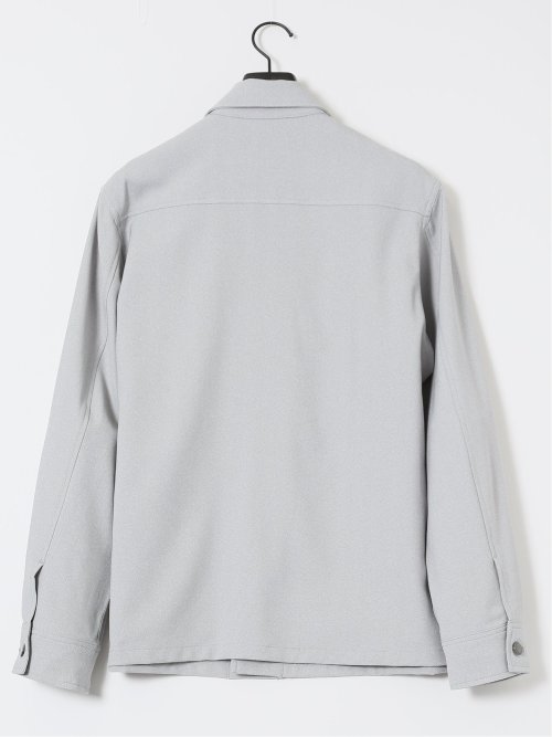 ヘリンボン シャツアウター