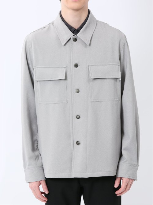 ヘリンボン シャツアウター